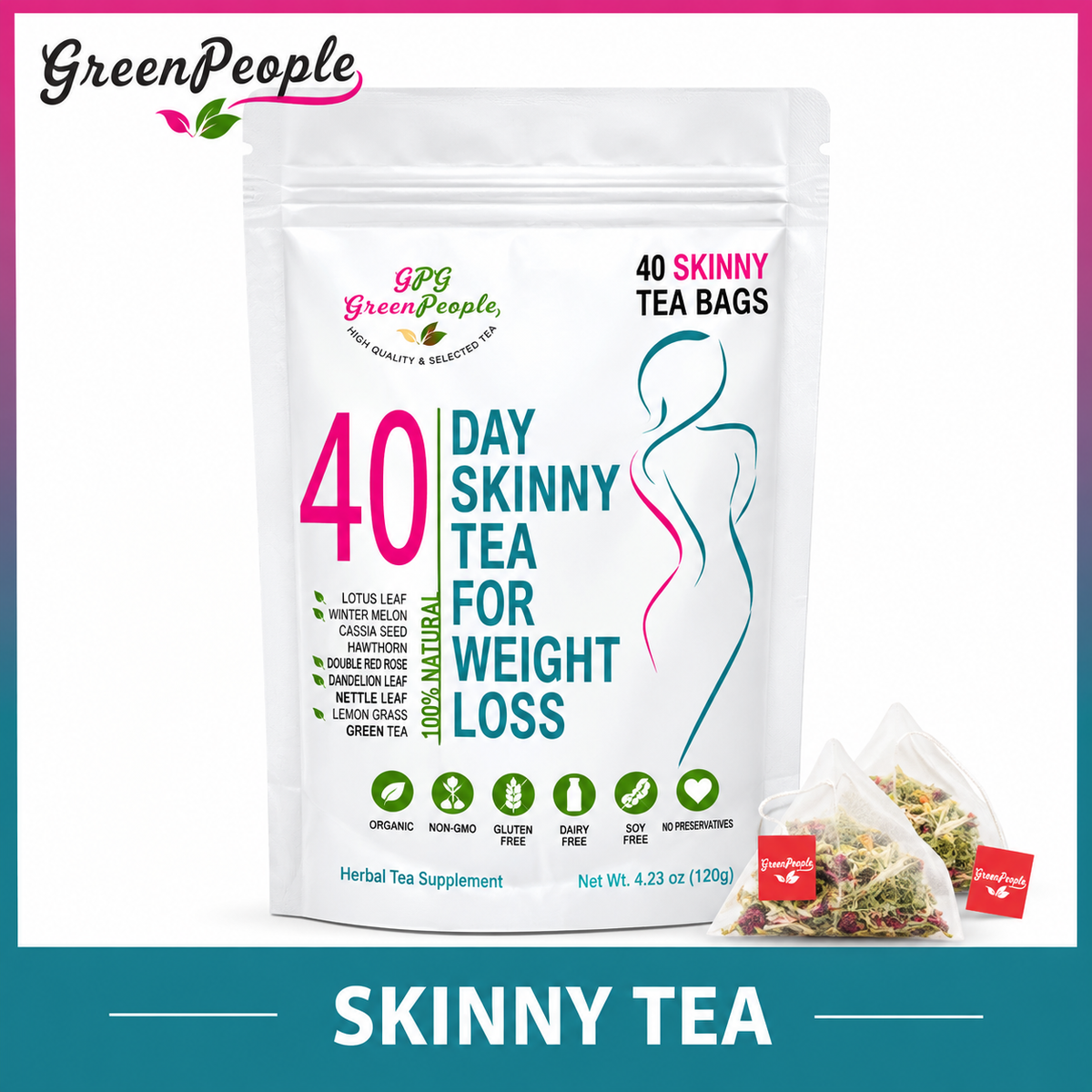 40-Day Detox Tea – Natural Herbal Cleanse